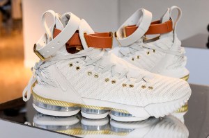 Shoe detailNike x Lebron x Harlem Fashion Row presentation, Spring Summer 2019, New York Fashion Week, USA - 05 Sep 2018