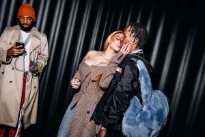 Tori Brixx (center) and Rich the Kid (right)