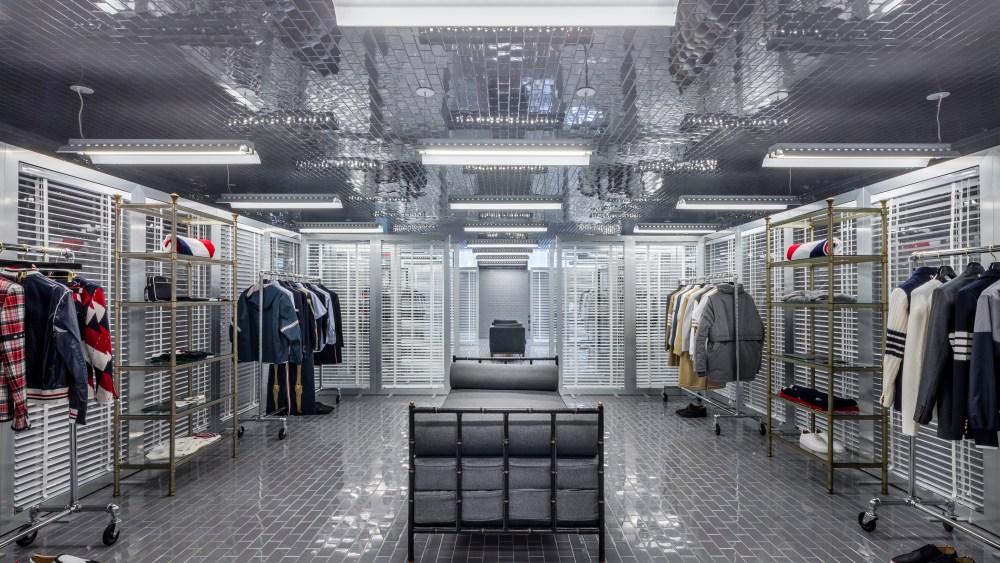 Inside the Thom Browne store in Miami's design district