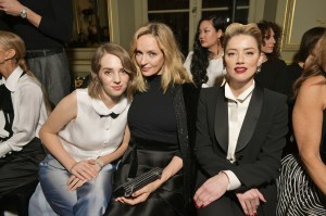 Maya Hawke, Uma Thurman and Amber Heard