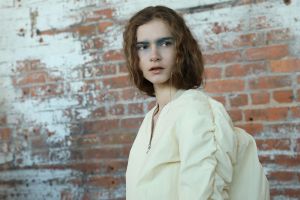 Model backstageEckhaus Latta show, Backstage, Fall Winter 2019, New York Fashion Week, USA - 09 Feb 2019