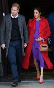 Prince Harry and Meghan Duchess of Sussex in Hamilton Square

Prince Harry and Meghan Duchess of Sussex visit to Birkenhead, UK - 14 Jan 2019