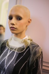 Backstage at Y/Project RTW Fall 2019, photographed in Paris on February 28, 2019.
