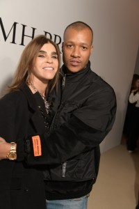Carine Roitfeld and Heron Preston
