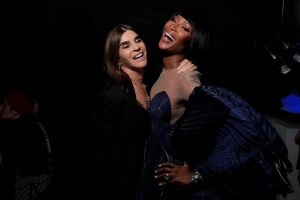 Carine Roitfeld and Naomi Campbell
