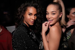Cindy Bruna and Jasmine Sanders