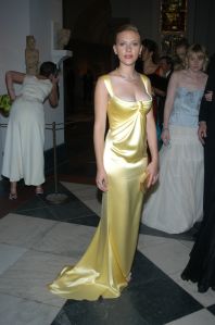 Actress Scarlett Johansson attends the 'Dangerous Liaisons: Fashion and Furniture in the 18th Century' Costume Institute gala at the Metropolitan Museum.
2004 Met Costume Institute Gala, New York
