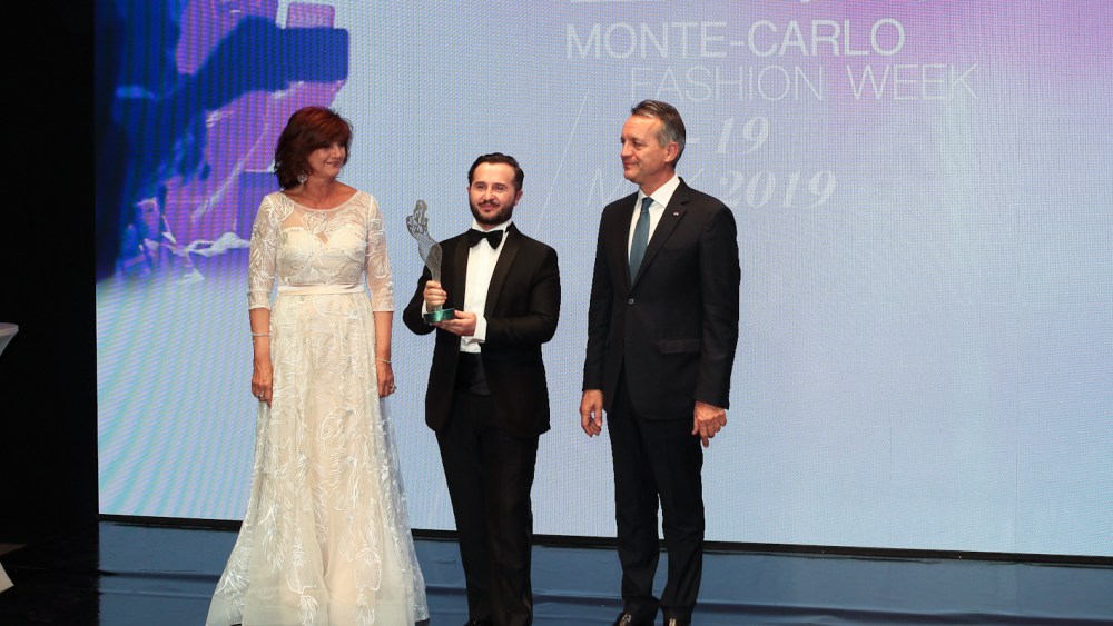 Gilberto Calzolari at the Montecarlo Fashion Week Awards.