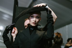 Backstage at CR Runway x LuisaViaRoma.