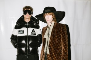 Backstage at  CR Runway x LuisaViaRoma.
