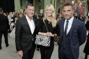 Pier Paolo Righi, Claudia Schiffer and Sebastien Jondeau