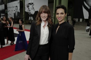 Carla Bruni Sarkozy and Farida Khelfa
