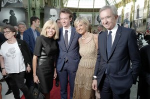 Brigitte Macron, Frédéric Arnault, Helene Arnault and Bernard Arnault