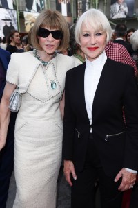 Anna Wintour and Helen Mirren