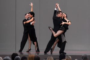Performers on stage
