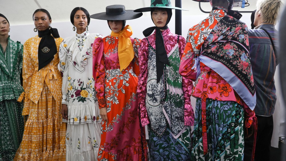 Backstage at Erdem RTW Spring 2020