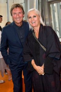 Pietro Beccari and Maria Grazia Chiuri