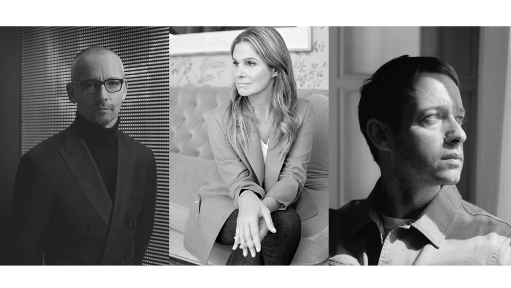 Ingo Wilts, Boss chief brand officer; Aerin Lauder; Damir Doma.