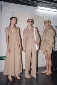 Backstage at BOSS Loves Shanghai.