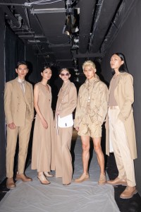 Backstage at BOSS Loves Shanghai.