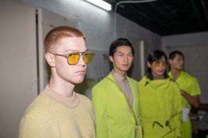 Backstage at BOSS Loves Shanghai.