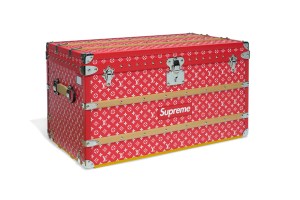Louis Vuitton x Supreme Monogram Malle Courrier 90 Trunk