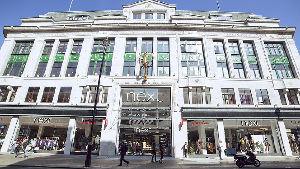 The Next flagship on Oxford Street in London.