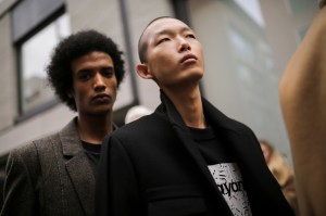 Backstage at Chalayan Men's Fall 2020