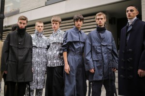 Backstage at Chalayan Men's Fall 2020