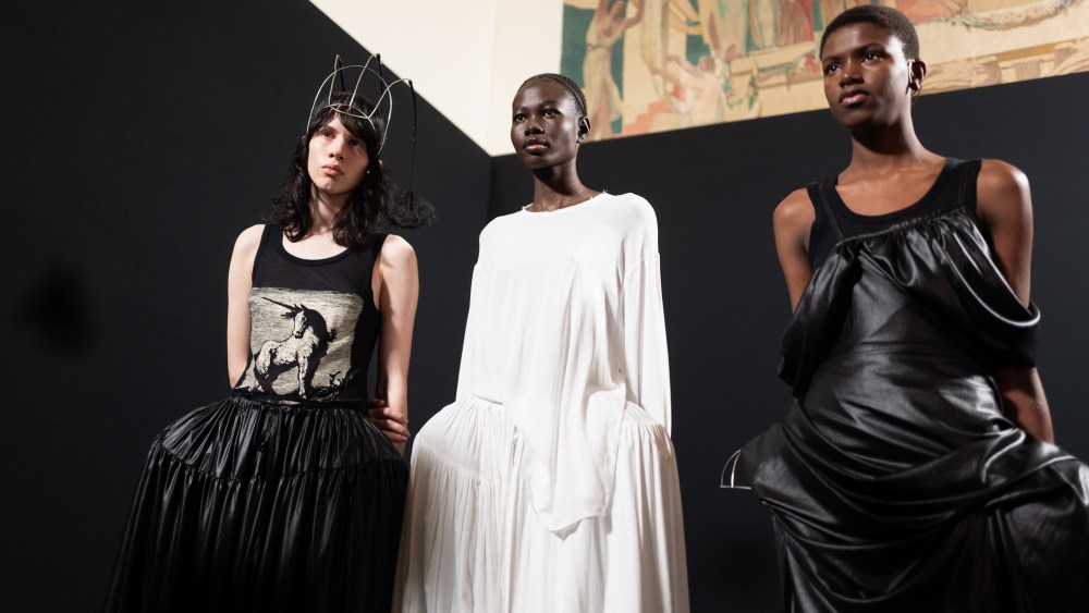 Backstage at Ann Demeulemeester RTW Fall 2020