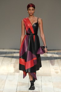 Imaan Hammam on the catwalk