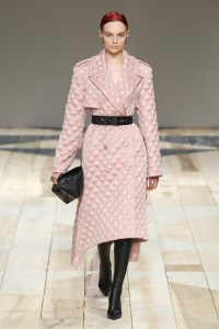 Model on the catwalk
