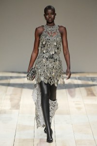 Adut Akech on the catwalk