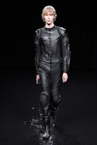 Model on the catwalk