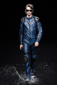 Model on the catwalk