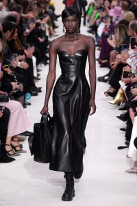 Model on the catwalk