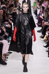 Model on the catwalk