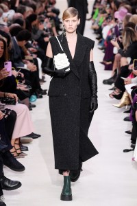 Model on the catwalk