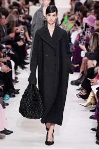 Model on the catwalk