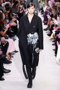 Model on the catwalk