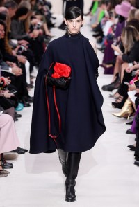 Model on the catwalk