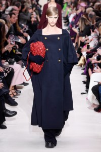 Model on the catwalk