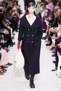 Model on the catwalk