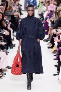 Model on the catwalk