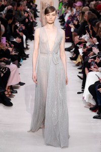 Model on the catwalk