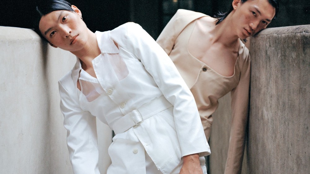 A look from Hong Kong-based brand Ponder.er‘s spring 2020 collection.