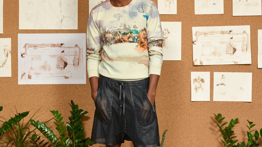 Kiziwani sweater by Stella Jean and Michael Armitage for ArtColLab 2020.