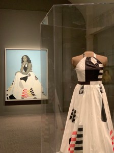 Michelle Obama's Milly gown, designer: Milly, 2017. Cotton poplin. Loan courtesy of Michelle Obama.