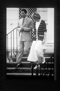 Prince Charles and Princess Diana of Wales are seen in an undated photo circa May 1990.