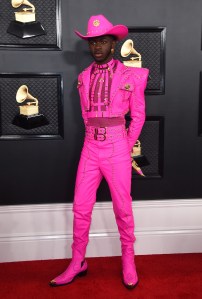 Lil Nas X arrives at the 62nd annual Grammy Awards at the Staples Center on Sunday, Jan. 26, 2020, in Los Angeles. (Photo by Jordan Strauss/Invision/AP)